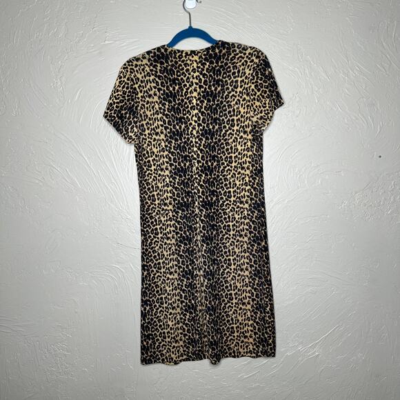 Carol Cheetah Print Dress Size Large - Picture 2 of 4